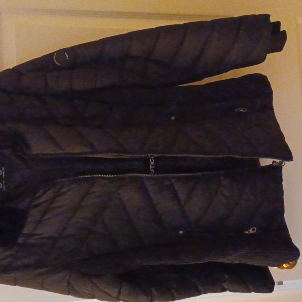 Ladies black winter coat pristine condition